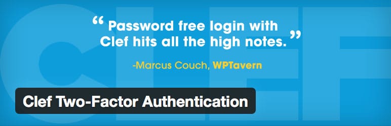 Best WordPress Plugins: clef-two-factor-authorization