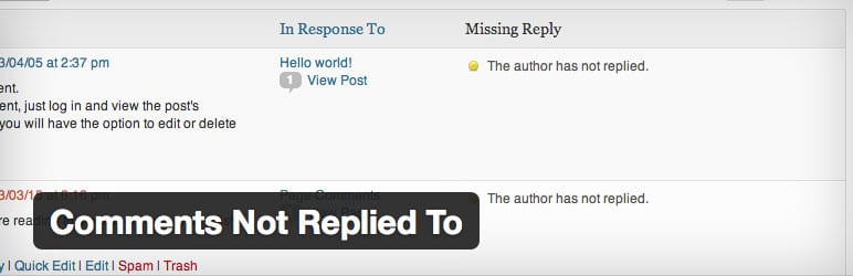 Best WordPress Plugins: comments-not-replied-to-plugin