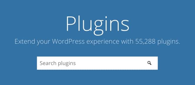 Screenshot of WordPress.org plugin search