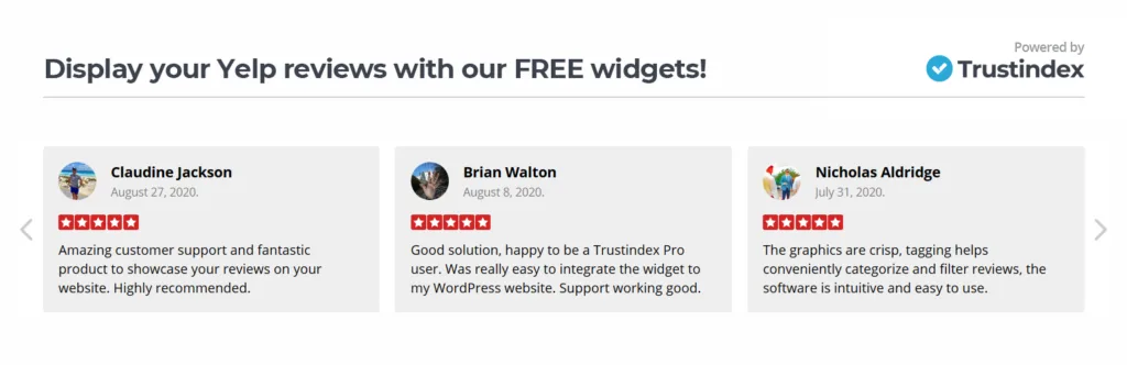 Banner image for the Widgets for Yelp Reviews WordPress Plugin.