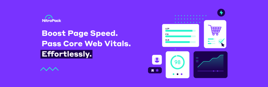 Banner image of the Nitropack WordPress plugin.