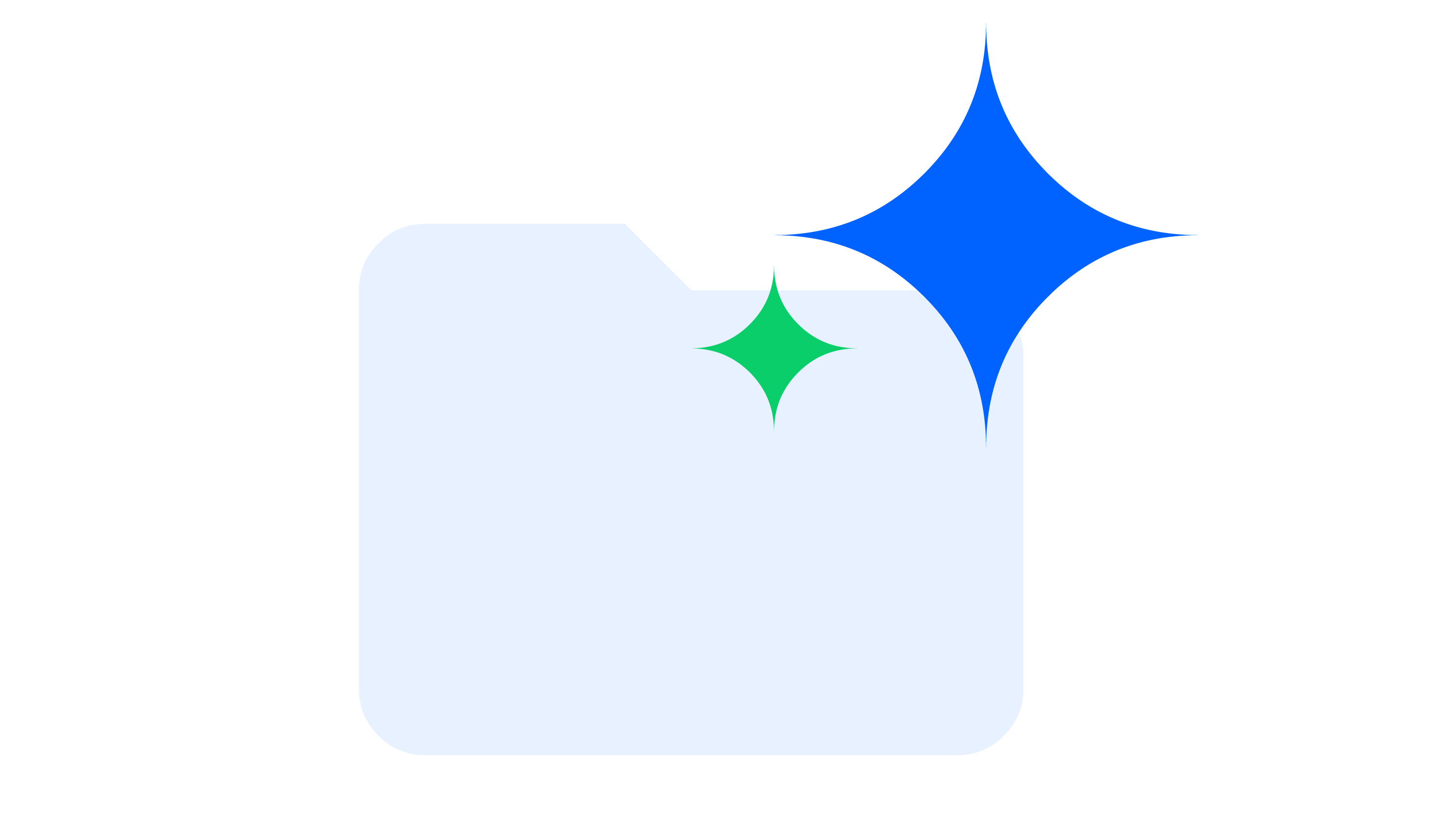 Illustration of a file folder with stars to indicate clean files.