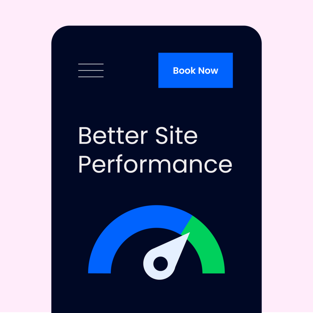A site on SiteCare has better site performance